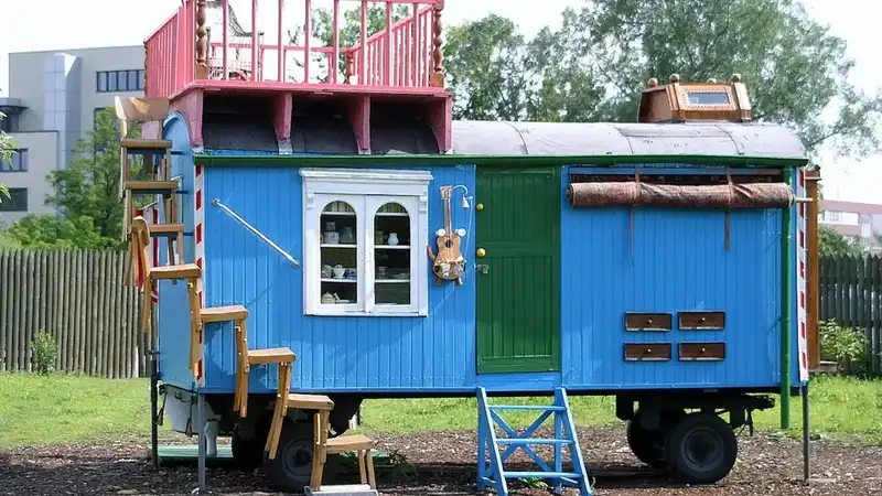 Löwenzahn Bauwagen war erstes Tiny House